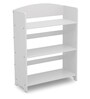 Bookshelf Solid Wood Kids Bookshelf in White Finish