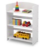 Bookshelf Solid Wood Kids Bookshelf in White Finish