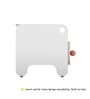 Boop Kids Bedside Table in Pearly White Colour