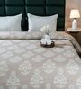 Multicolor Booti King Sized Bedspread With Pillow Cover