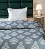 Multicolor Booti Single Bedspread With Pillow Cover