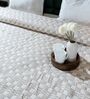 Multicolor Booti Queen Size Bedspread With Pillow Cover