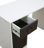 Bora Study Table in Wenge & Frosty White Colour