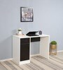 Bora Study Table in Wenge & Frosty White Colour