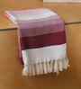 Maroon Borana Striped Bath Towel 75 Cm
