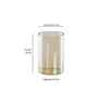 Borocilicate Water Jug Set In Gold Colour With 1 Jug 6 Glasses