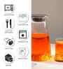 Borocilicate Water Jug Set With 6 Glasses 1 Water Jug