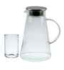 Borocilicate Water Jug Set With 6 Glasses 1 Water Jug