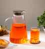 Borocilicate Water Jug Set With 6 Glasses 1 Water Jug