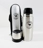 Borosil Transparent Borosilicate Glass 320 ML Tiffin Set with Stainless Steel Camel Flask