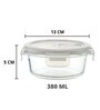 Borosilicate Glass Containers for Kitchen (Set of 1-380ml)