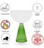 Borosilicate Pyramid Stem Cocktail Glasses Set of 4