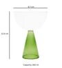 Borosilicate Pyramid Stem Cocktail Glasses Set of 4