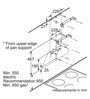 Bosch 60cm Stainless Steel Hood Chimney (DWW06W850I)