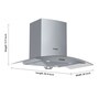 BOSCH 90 cm Wall Mounted Ventilation Hood
