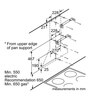 Bosch 90 cm 800 m3h Hood Chimney (Model No: DWW09W850I)