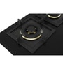 BOSCH Automatic Glass Hob 4 Brass BURNER Black 60 CM PNH6B6F20I