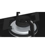BOSCH Series 4 Gas Hob 70 CM Tempered Glass Black PMD83D31NX