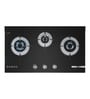 BOSCH Series 4 Gas Hob 70 CM Tempered Glass Black PMD83D31NX