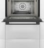BOSCH Series 6 Built-In Microwave Oven with Hot Air 44L Black CMA585MB0I