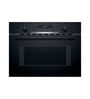 BOSCH Series 6 Built-In Microwave Oven with Hot Air 44L Black CMA585MB0I