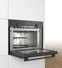 BOSCH Series 6 Built-In Microwave Oven with Hot Air 44L Black CMA585MB0I
