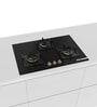 BOSCH Series 6 Gas Hob 75 CM Tempered Glass Black PND7B6G20I