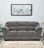 By Royaloak Boston Fabric 3 Seater Sofa in Grey Colour