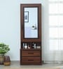 By Spacewood Kosmo Boston Dressing Table in Sheesham Finish With Mirror Storage