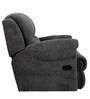 Boston Fabric 1 Seater Manual Recliner in Grey Colour