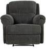 Boston Fabric 1 Seater Manual Recliner in Grey Colour