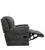 Boston Fabric 1 Seater Manual Recliner in Grey Colour