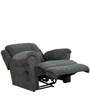 Boston Fabric 1 Seater Manual Recliner in Grey Colour