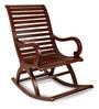 Boston Rocking Chair in Brown Colour