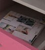 Boston Side Table in Sandy Sawline & Pink Colour