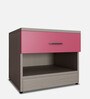 Boston Side Table in Sandy Sawline & Pink Colour