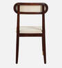 Berlin Solid Wood 4 Seater Dining Set In Walnut Finish
