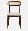 Berlin Solid Wood 4 Seater Dining Set In Walnut Finish