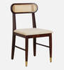 Berlin Solid Wood Dining Chair In Walnut Finish Set Of 2