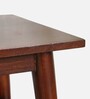 Berlin Solid Wood End Table In Walnut Finish