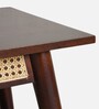 Berlin Solid Wood End Table In Walnut Finish