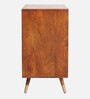 Berlin Solid Wood Side Board In Teak Honey Finish