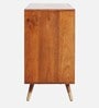 Berlin Solid Wood Side Board In Teak Honey Finish