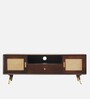 Berlin Solid Wood Tv Console In Walnut Finish