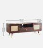 Berlin Solid Wood Tv Console In Walnut Finish