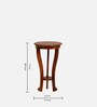 Boswyn Sheesham Wood End Table In Scratch Resistant Honey Oak Finish