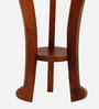 Boswyn Sheesham Wood End Table In Scratch Resistant Honey Oak Finish