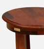 Boswyn Sheesham Wood End Table In Scratch Resistant Honey Oak Finish