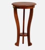 Boswyn Sheesham Wood End Table In Scratch Resistant Honey Oak Finish