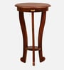 Boswyn Sheesham Wood End Table In Scratch Resistant Honey Oak Finish